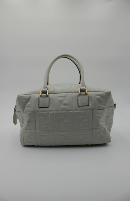 Zucca 2way håndtaske i læder i lærred