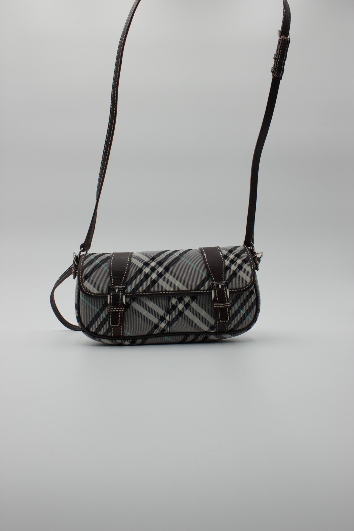 Nova Check Canvas Nylon Skuldertaske