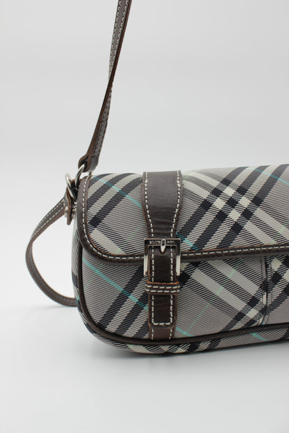 Nova Check Canvas Nylon Skuldertaske