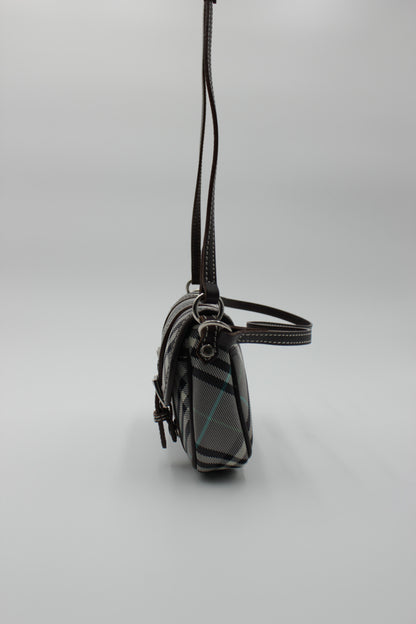 Nova Check Canvas Nylon Skuldertaske